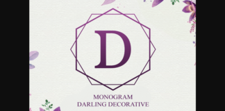 Darling Font Poster 1