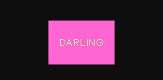 Darling Font Poster 1