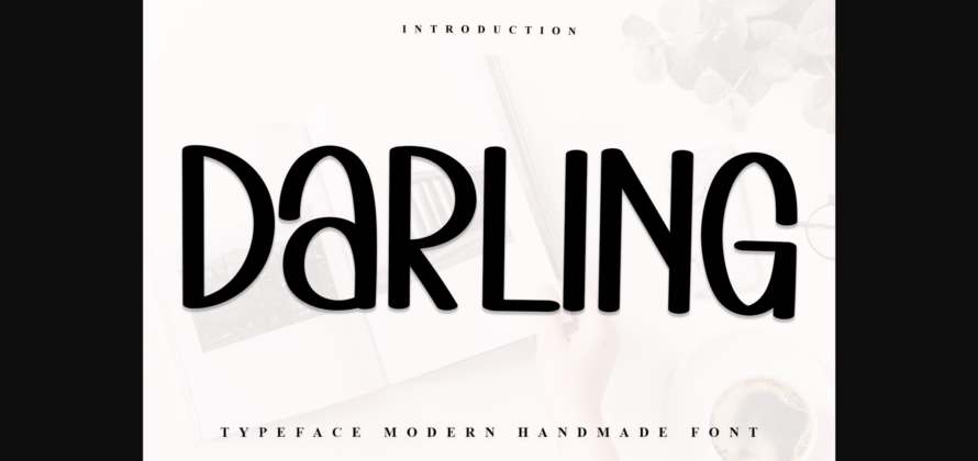 Darling Font Poster 3
