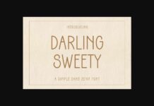 Darling Sweety Font Poster 1