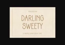 Darling Sweety Font Darling Sweety Font Poster 1