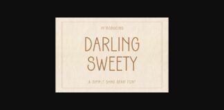 Darling Sweety Font Poster 1