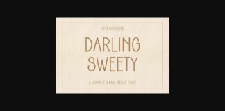 Darling Sweety Font Poster 1