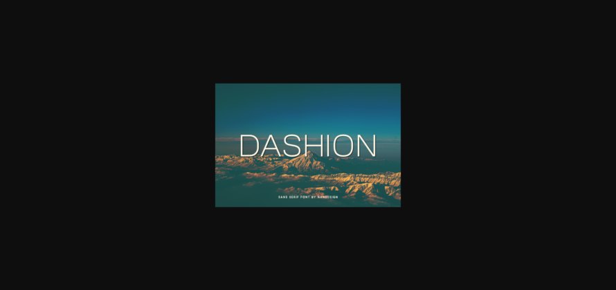 Dashion Font Poster 3