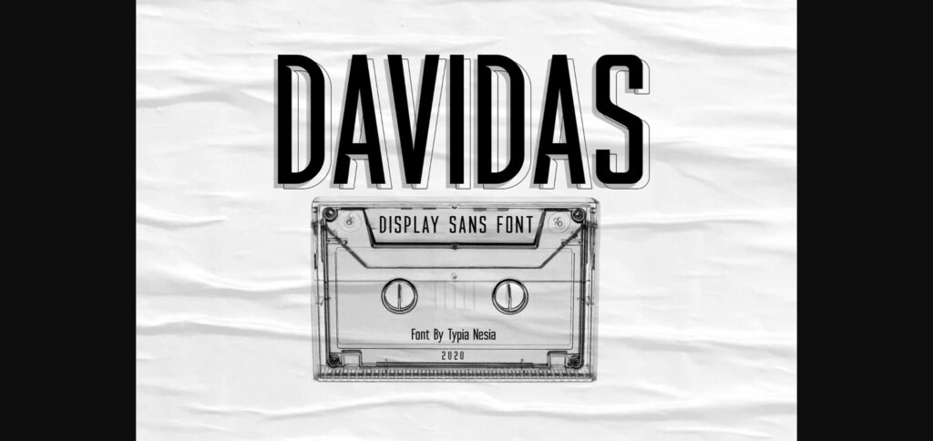 Davidas Font Poster 3