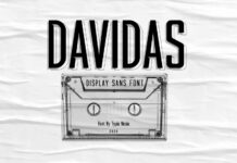 Davidas Font Poster 1