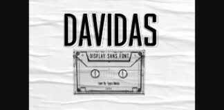 Davidas Font Poster 1