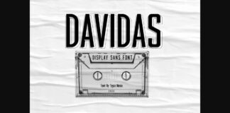 Davidas Font Poster 1