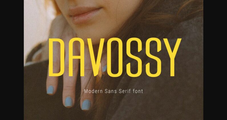 Davossy Font Poster 3