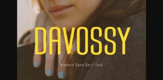 Davossy Font Poster 1