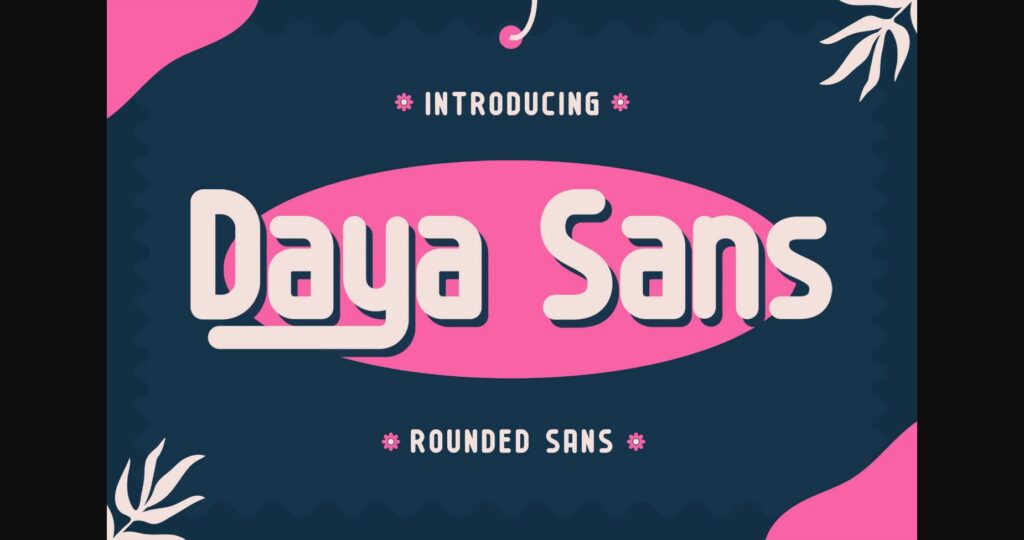 Daya Sans Font Poster 1