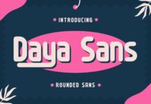 Daya Sans Font Poster 1