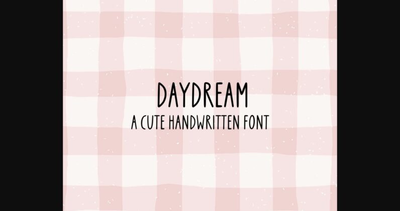 Daydream Font Poster 3