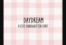 Daydream Font Poster 1