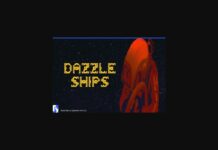 Dazzle Ships Font Poster 1