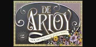 De Arloy Font Poster 1