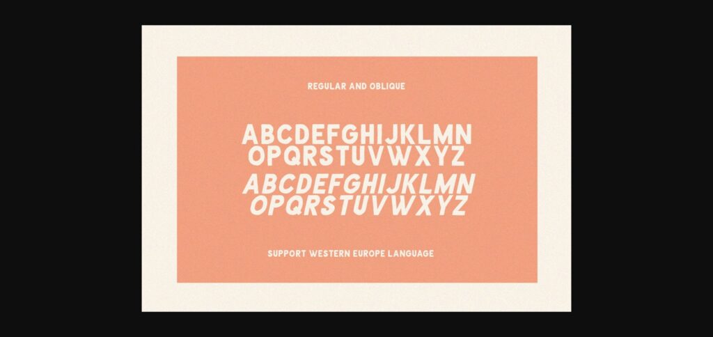 De Facto Zamosc Font Poster 9