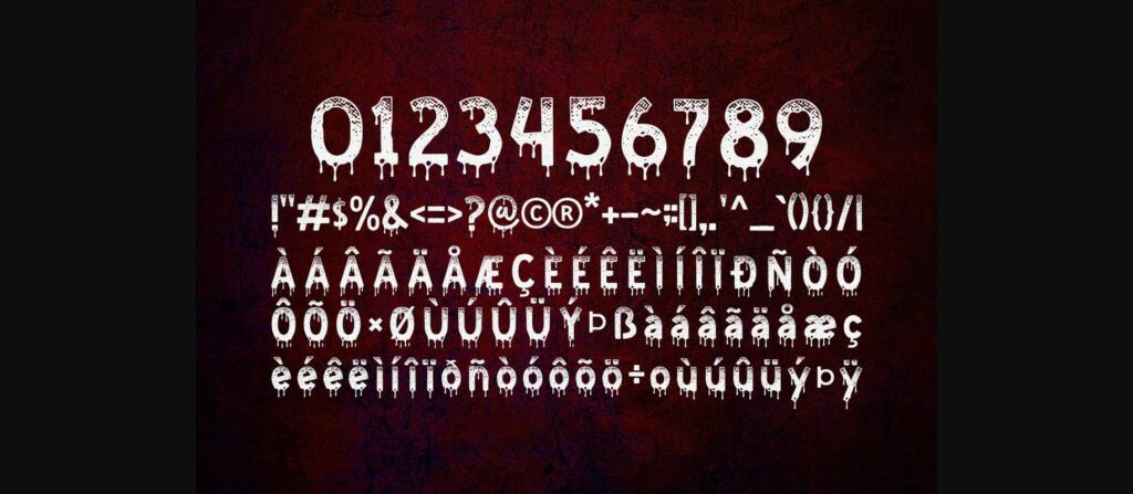 Deadly Poison Ii Font Poster 7