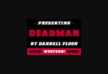 Deadman Font Poster 1