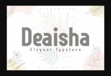 Deaisha Font Poster 1