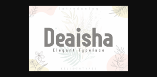 Deaisha Font Poster 1