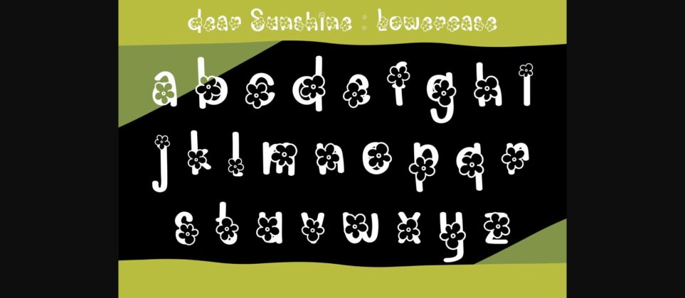 Dear Sunshine Font Poster 6