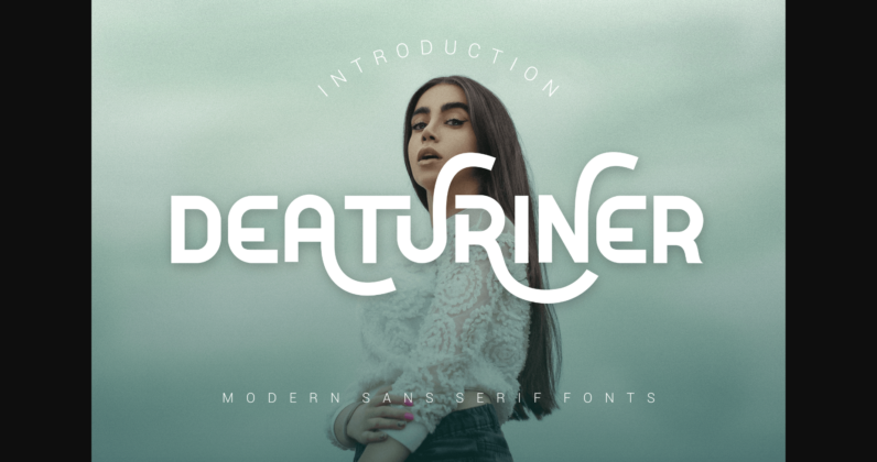 Deaturiner Font Poster 3