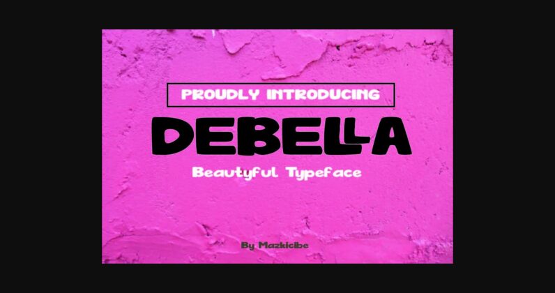 Debella Font Poster 3