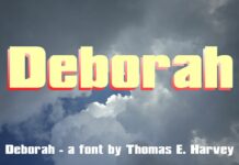 Deborah Font Poster 1