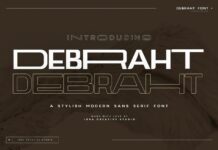 Debraht Font Poster 1