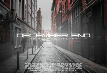 December End Font Poster 1