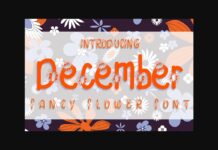 December Font Poster 1