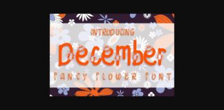 December Font Poster 1