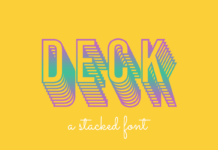 Deck Font Poster 1