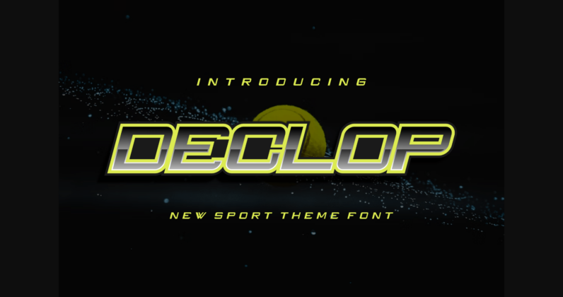 Declop Font Poster 3