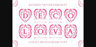 Deco Lova Font Poster 1