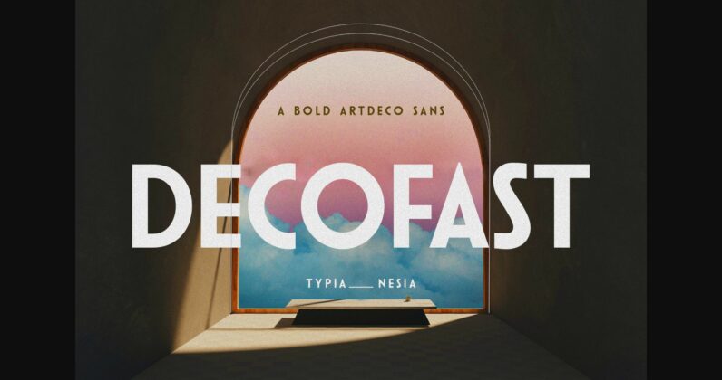 Decofast Font Poster 3