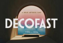 Decofast Font Poster 1