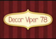 Decor Viper 78 Font Poster 1