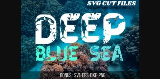 Deep Blue Sea Font Poster 1