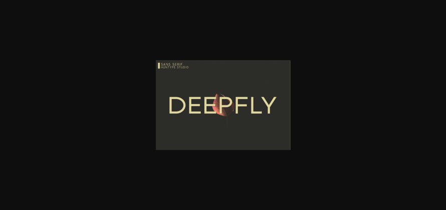 Deepfly Font Poster 3