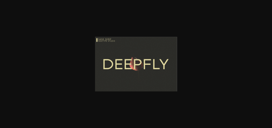 Deepfly Font Poster 1