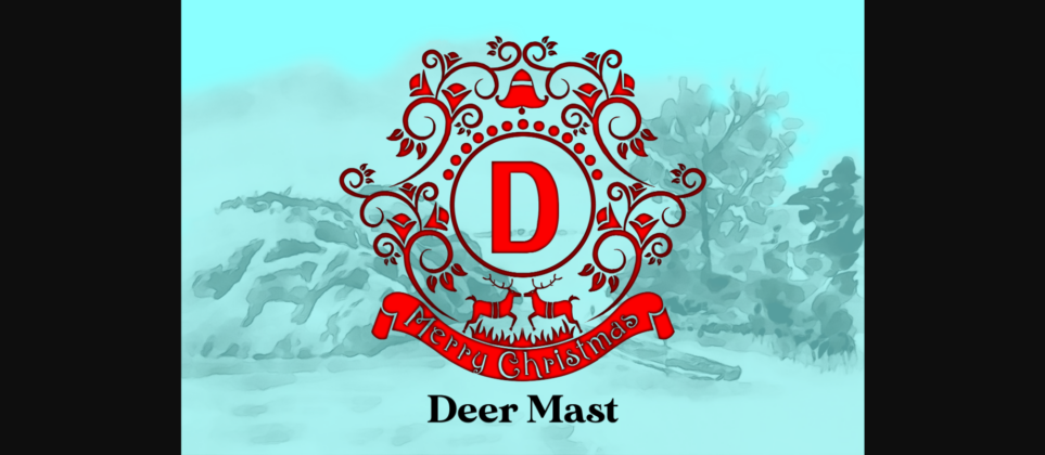 Deer Mast Font Poster 3