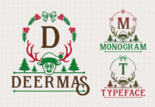 Deermas Font Poster 1