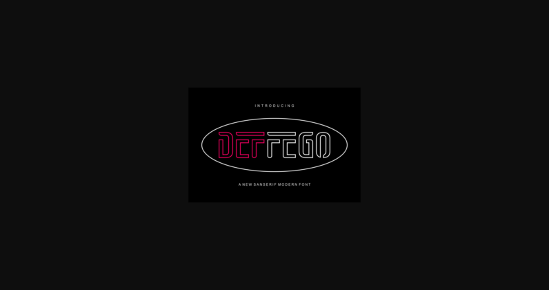 Deffego Font Poster 3