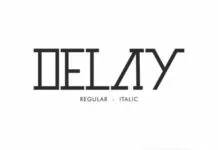 Delay Delay Fonts