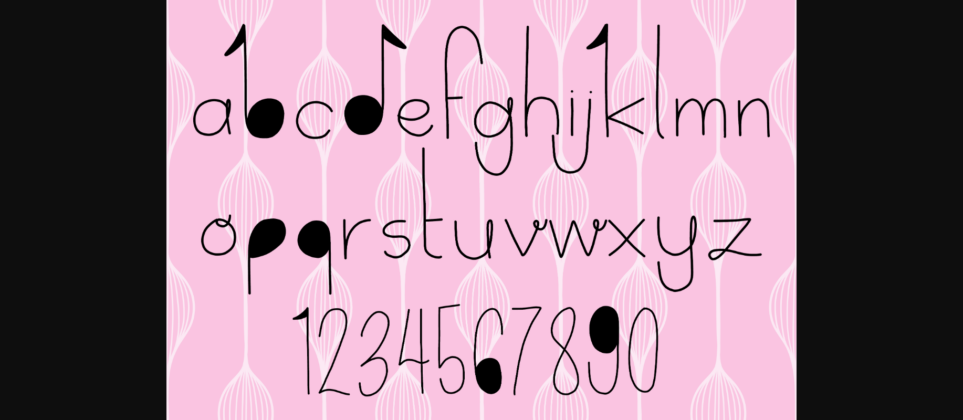 Delicate Font Poster 2