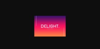 Delight Font Poster 1