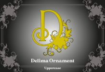 Delima Ornament Font Poster 1