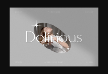 Delirious Font Poster 1